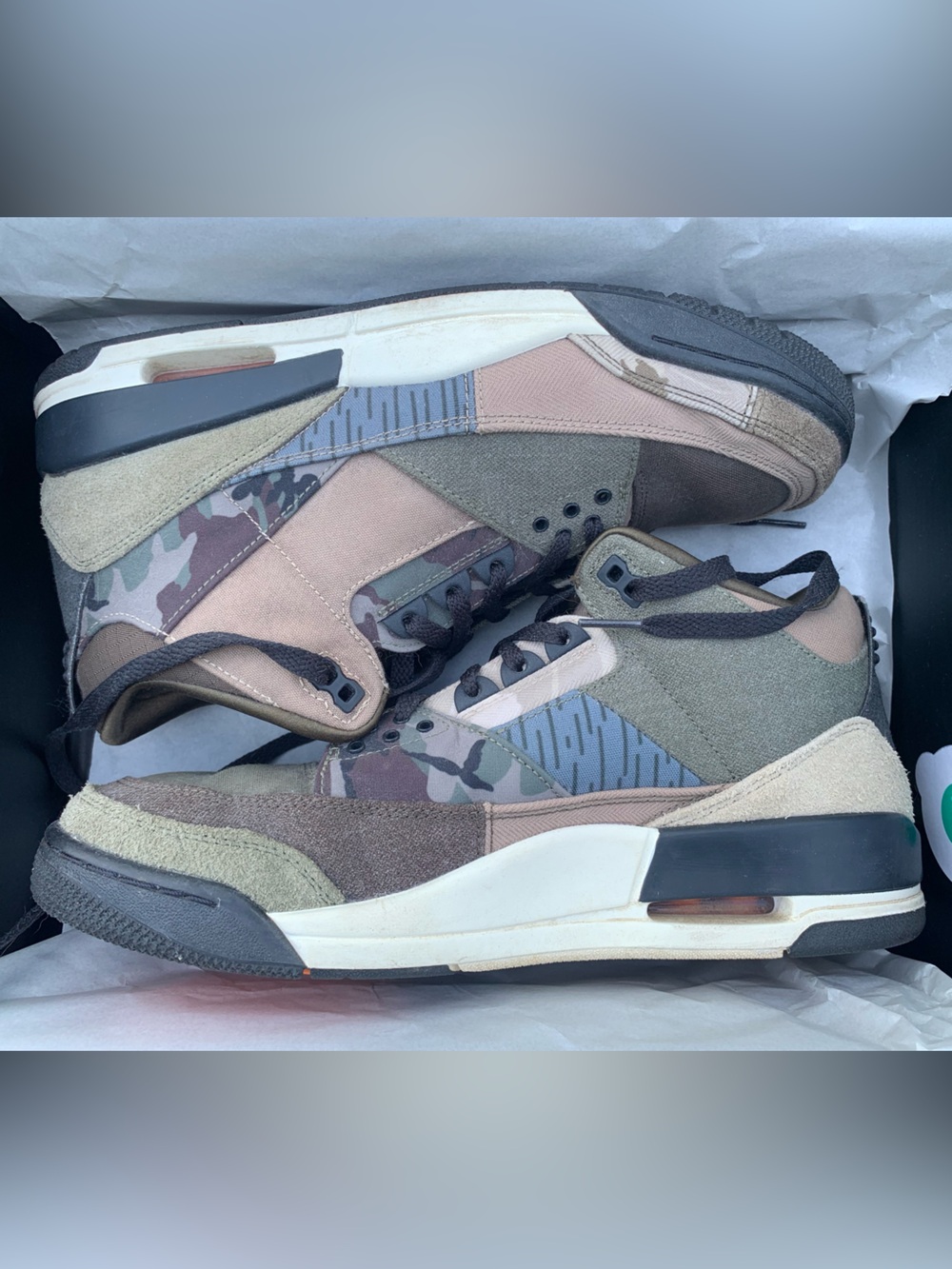 Jordan Patchwork Camo Retro 3’s